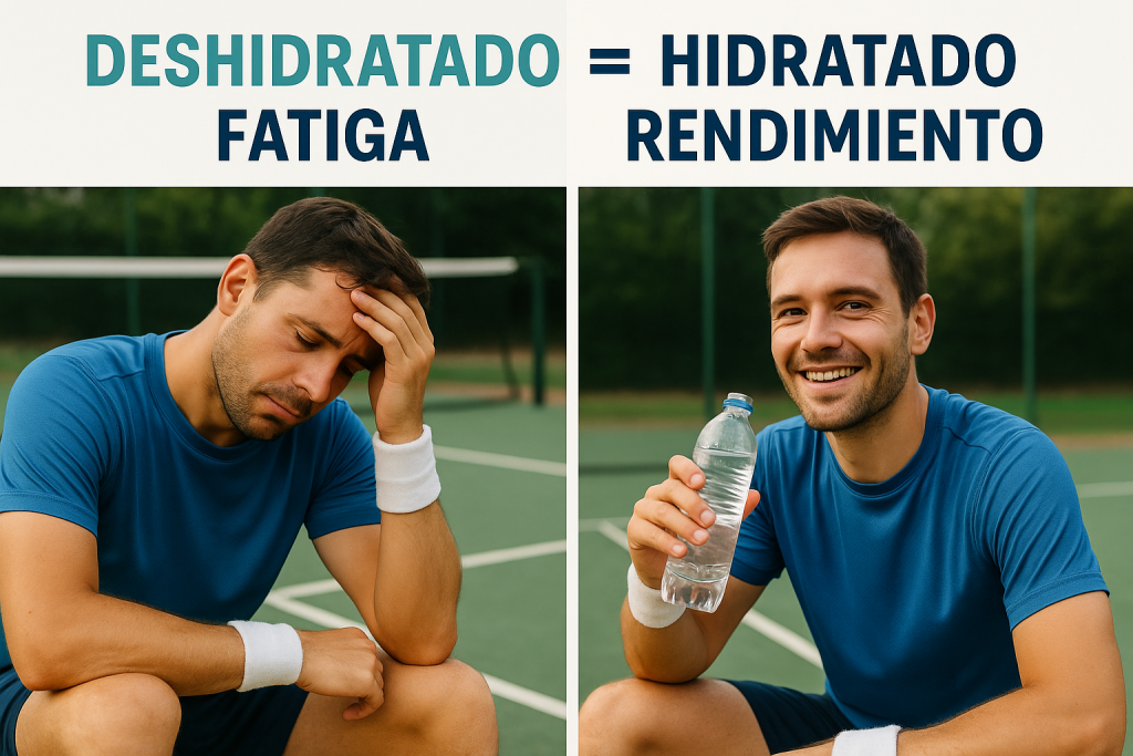 la hidratacion para evitar fatigas o daños musculares