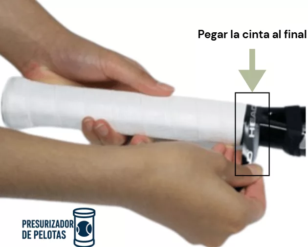 Rematar en la parte superior