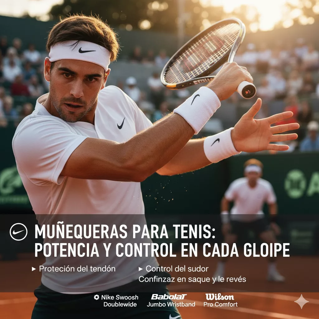 muñequeras para tenis