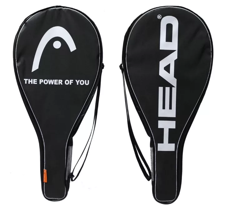 Funda HEAD individual para raqueta de tenis, negro y blanco