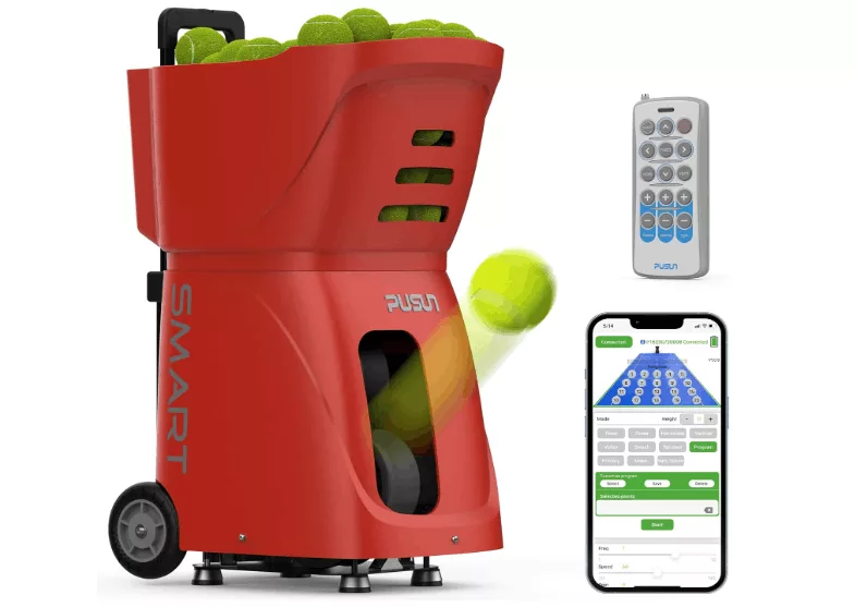 PUSUN PT-Smart máquina lanzapelotas de tenis profesional